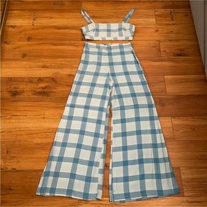 Flynn Skye Ride or Die wide leg pants and matching crop top